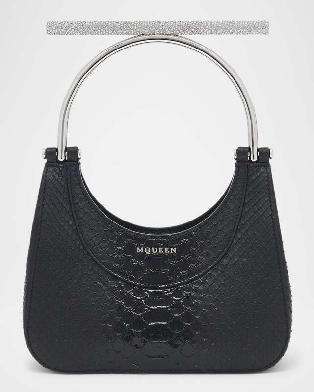 Mini T-Bar Python Top-Handle Bag